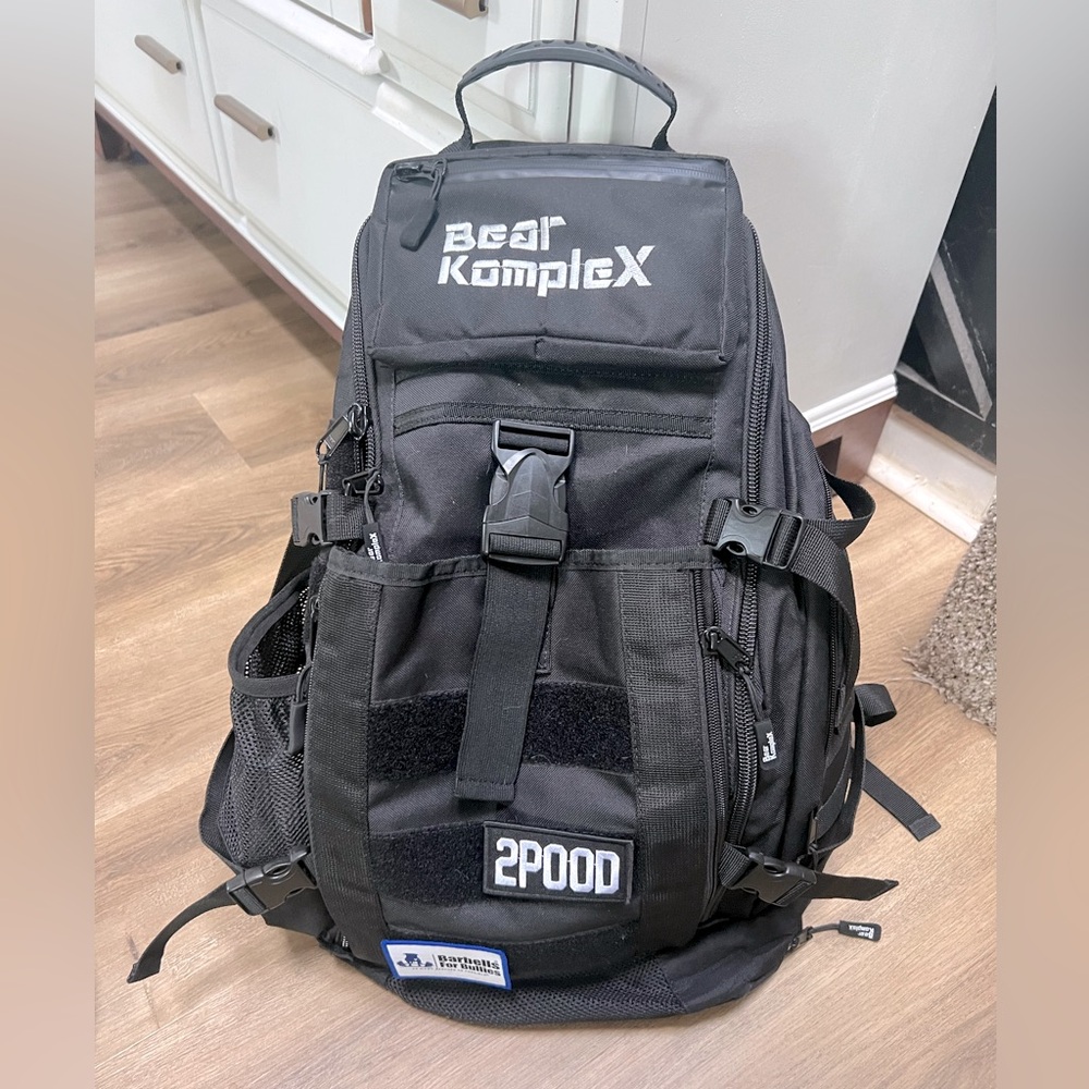 Bear Komplex weightlifting, Olympic weightlifting, CrossFit comp backpack